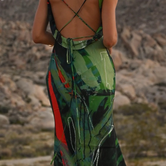 YLLW The Label - Rhae Dress - Terrain UNWORN - Picture 3 of 5